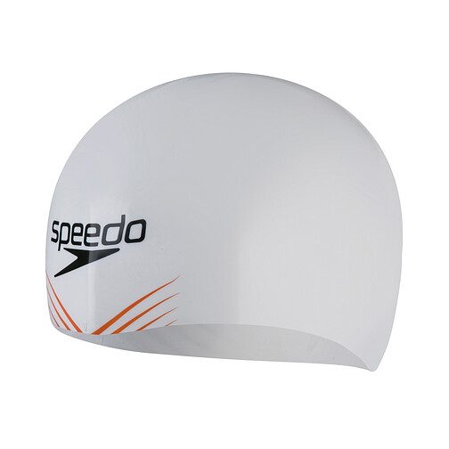Speedo Шапочка для плавания стартовая Fastskin Cap White/Orange