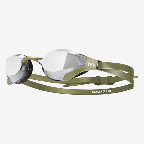 TYR Очки для плавания Tracer-X RZR Racing Mirrored smoke/green