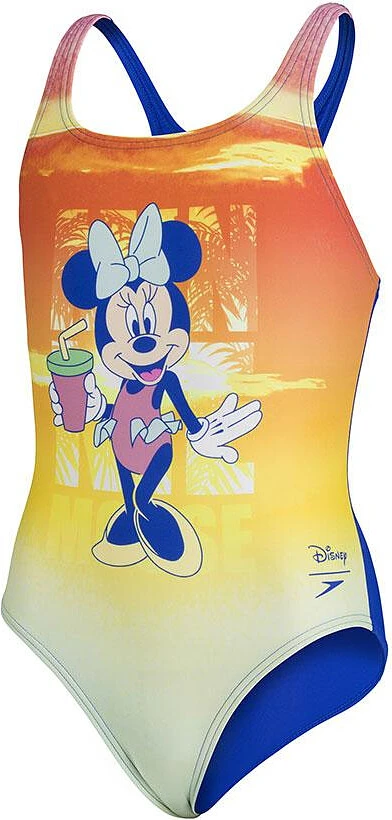 Speedo Купальник Disney Minnie Mouse Medalist Junior Blue/Orange