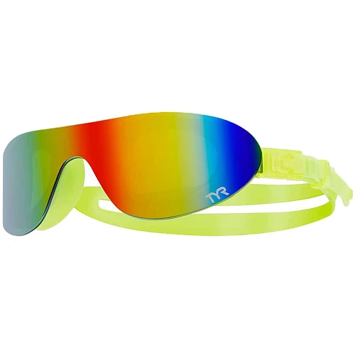 TYR Очки-маска для плавания SwimShades Mirrored Rainbow/ Fl. Yellow