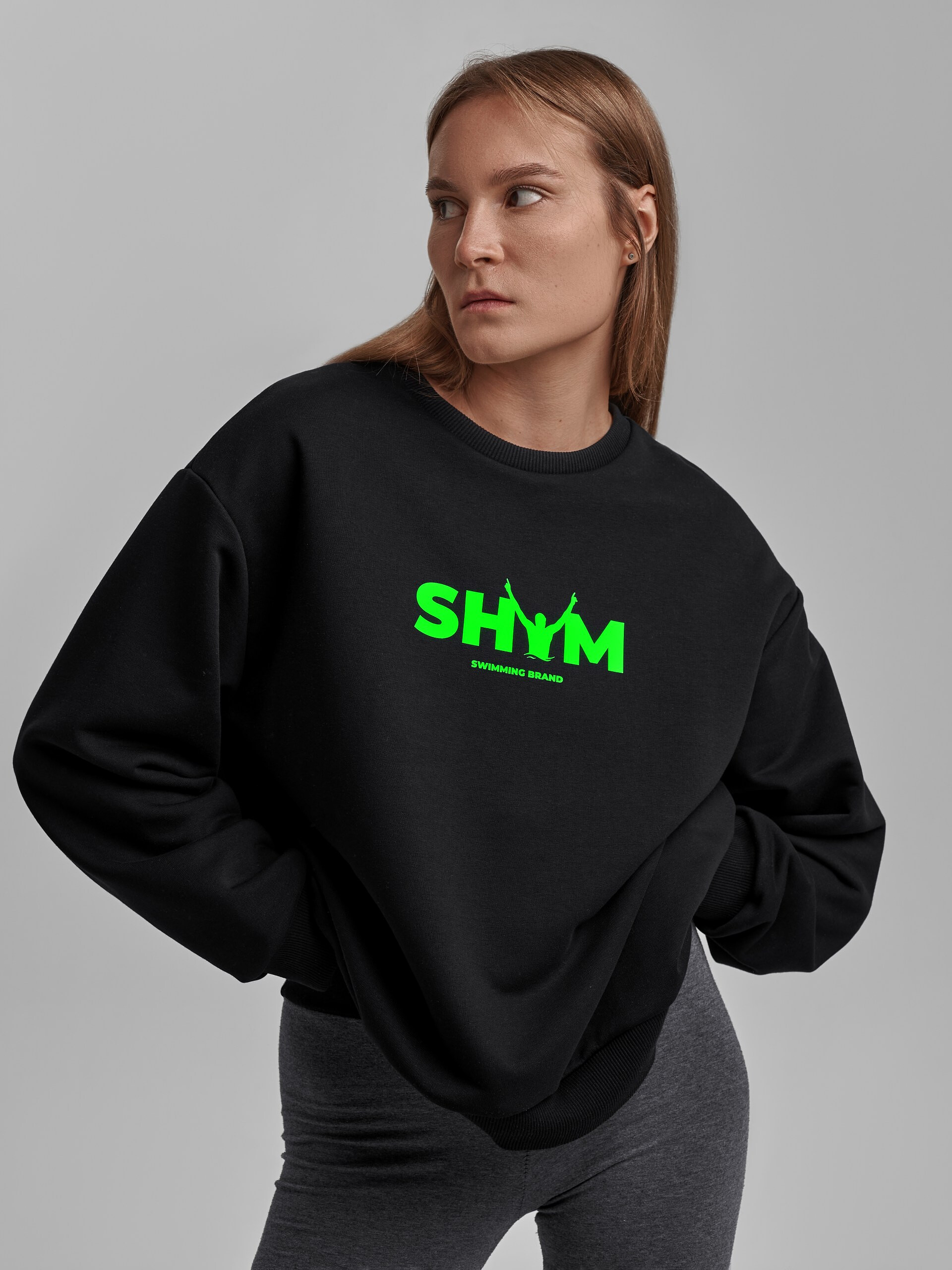 SHYM Свитшот оверсайз Deep Navy