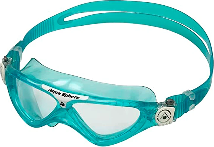 AquaSphere Очки-маска для плавания Vista Junior grn/wht