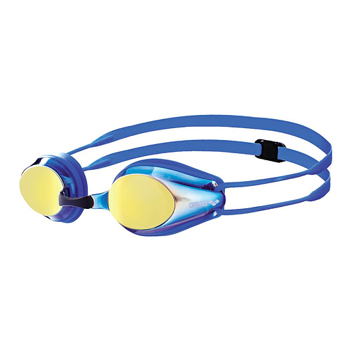 Arena Очки для плавания TRACKS JR MIRROR  blue-yellow-copper-blue-blue
