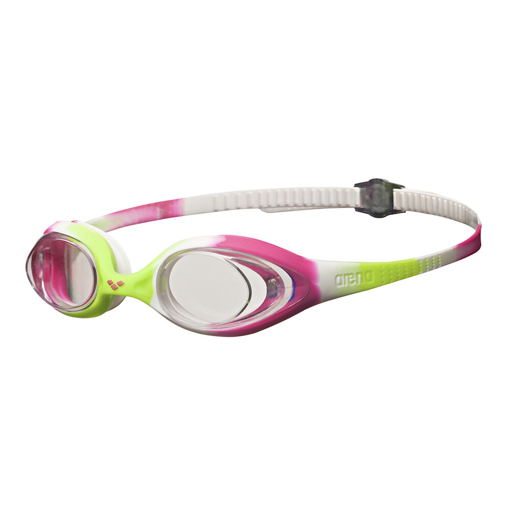 Arena Очки для плавания SPIDER JR lime fuchsia-white-clear
