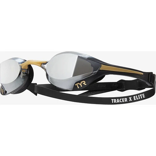 TYR Очки для плавания Tracer-X Elite Racing Mirrored black/gold