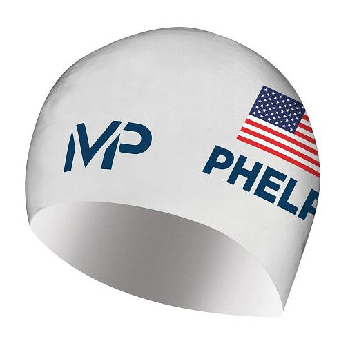 MP Шапочка RACE CAP LTD Michael Phelps White