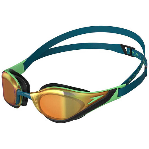 Speedo Очки для плавания Fastskin Pure Focus Mirror Green/Gold