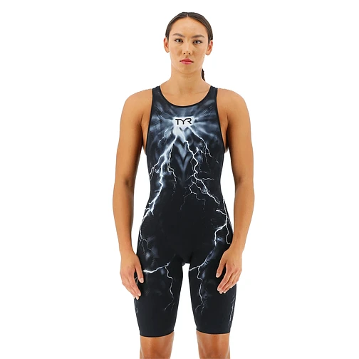TYR Гидрокостюм VENZO Phantom Open Back Swimsuit black