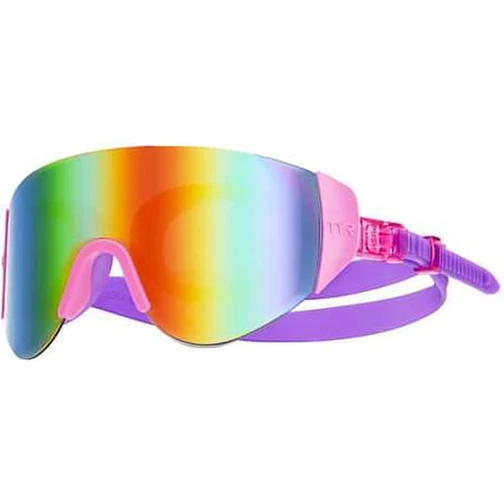 TYR Очки-маска для плавания SwimShades Mirrored Renegade Rainbow/Pink