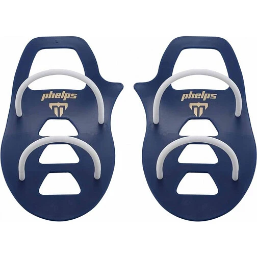 Phelps Лопатки для плавания Technique paddle Phelps blue/white