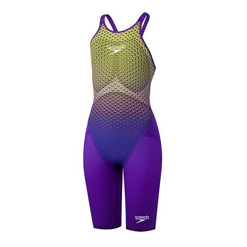Speedo Гидрокостюм Fastskin LZR Pure Valor Openback Kneeskin Purple/Yellow