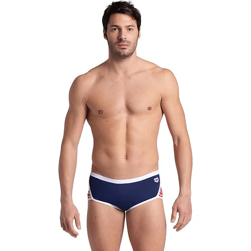 Arena Плавки ARENA ICONS SWIM LOW WAIST SHORT SOLID navy-white-red multi