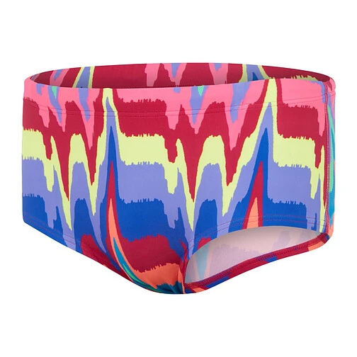 Speedo Плавки спортивные Rainbow Wave 17cm Club Allover Brief red/pink