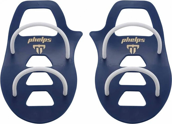 Phelps Лопатки для плавания Technique paddle Phelps blue/white