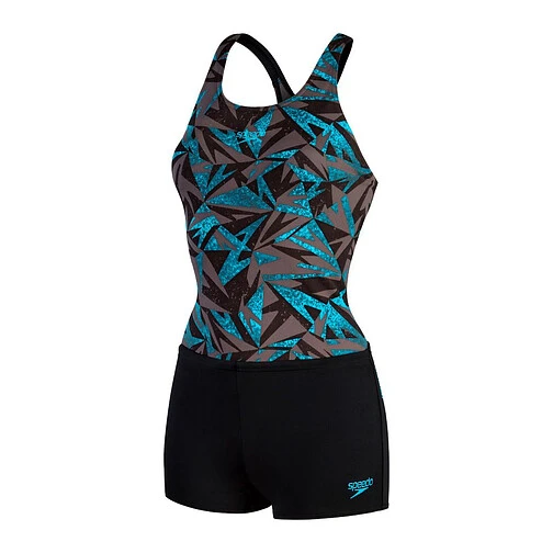 Speedo Раздельный купальник HyperBoom Tankini BLACK/BLUE