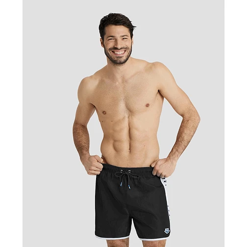 Arena Шорты для плавания ICONS TEAM STRIPE BOXER black-white