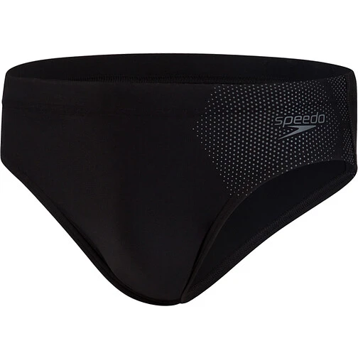 Speedo Плавки спортивные TECH LOGO 7CM BRIEF Black/Grey