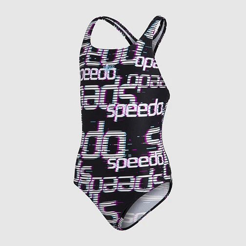 Speedo Купальник PRT/DIGI MEDALIST CT JF Black/White