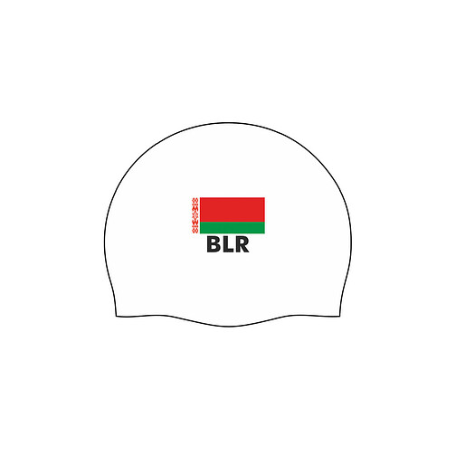 SwimStore Шапочка для плавания BELARUS white