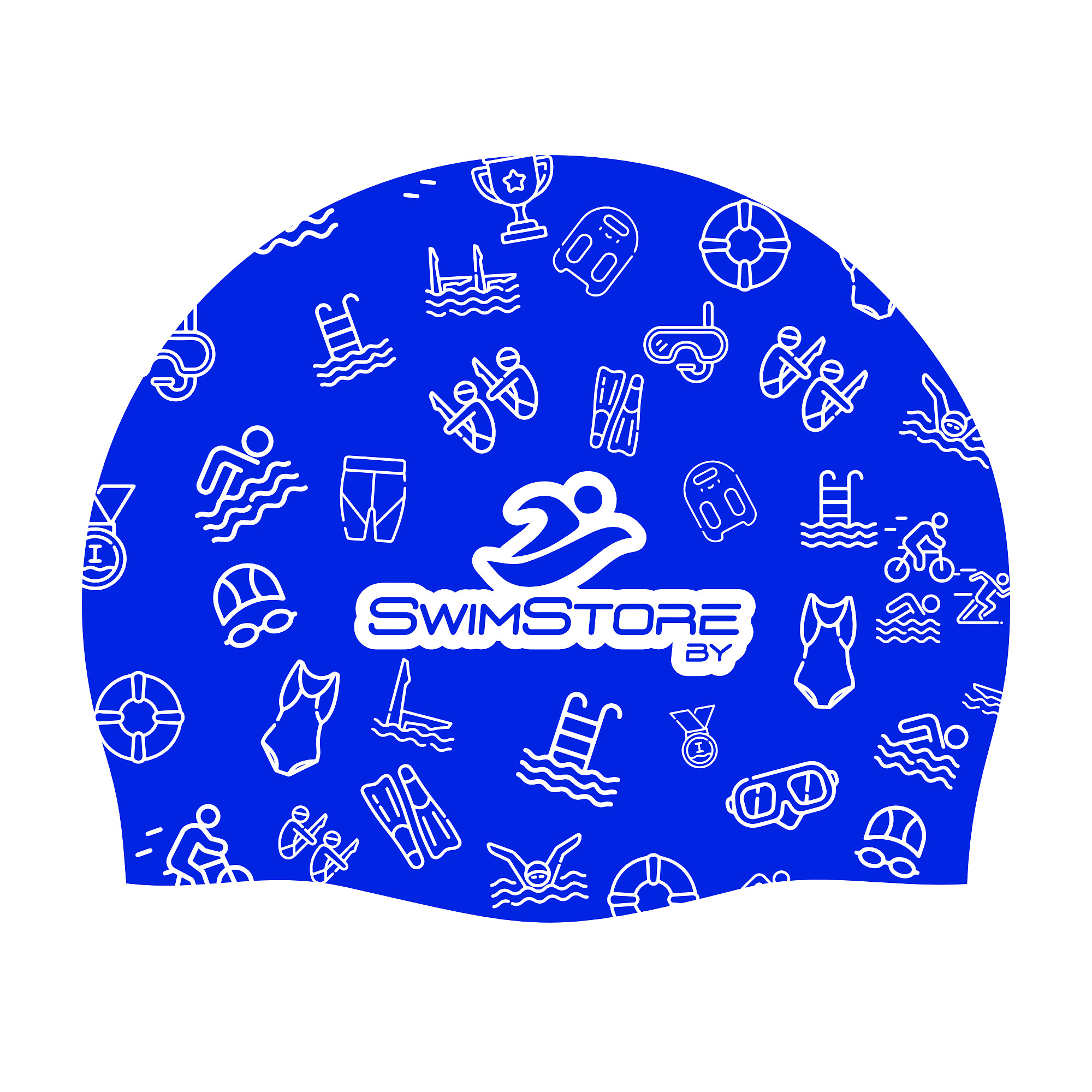 SwimStore Шапочка для плавания Aquatics dark blue