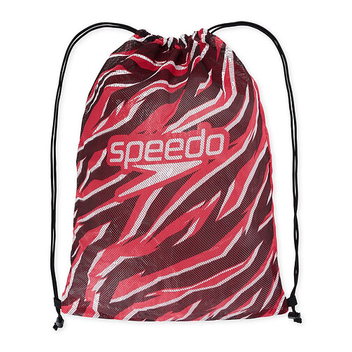 Speedo Мешок-рюкзак Printed Mesh Bag red/black
