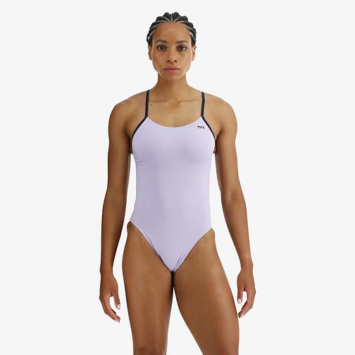 TYR Купальник SOLID CUTOUTFIT lavender