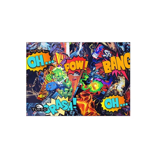 TURBO Полотенце из микрофибры TERRY SUPER COMIC 145x100cm