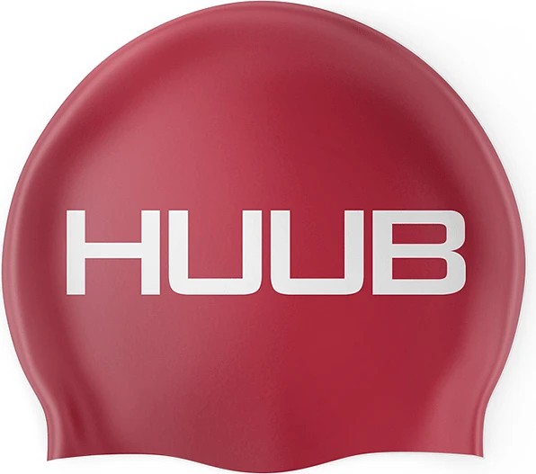 HUUB Шапочка для плавания Silicone Swim Cap Shiny-Red