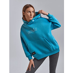 SHYM Худи оверсайз с капюшоном Turquoise