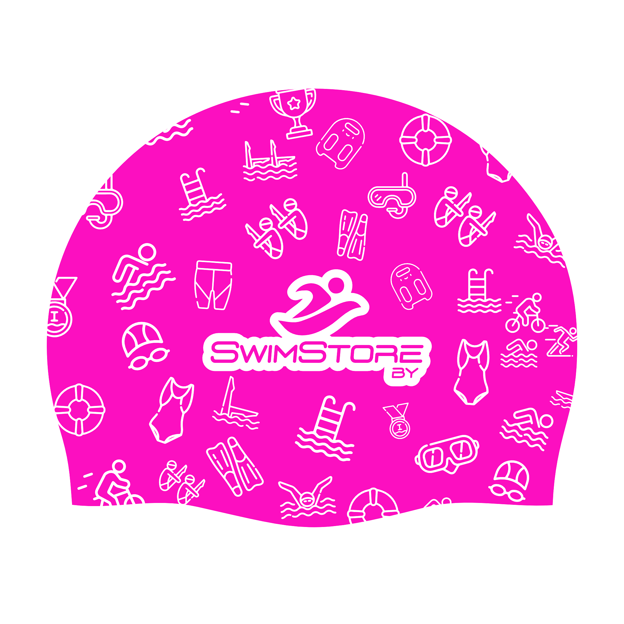 SwimStore Шапочка для плавания Aquatics pink