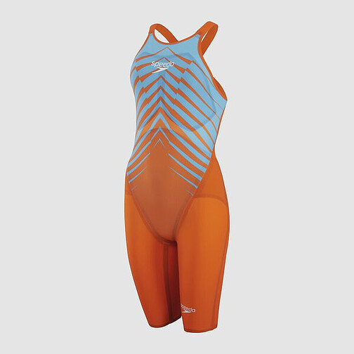Speedo Гидрокостюм Fastskin LZR Pure Valor Openback Kneeskin orange/blue