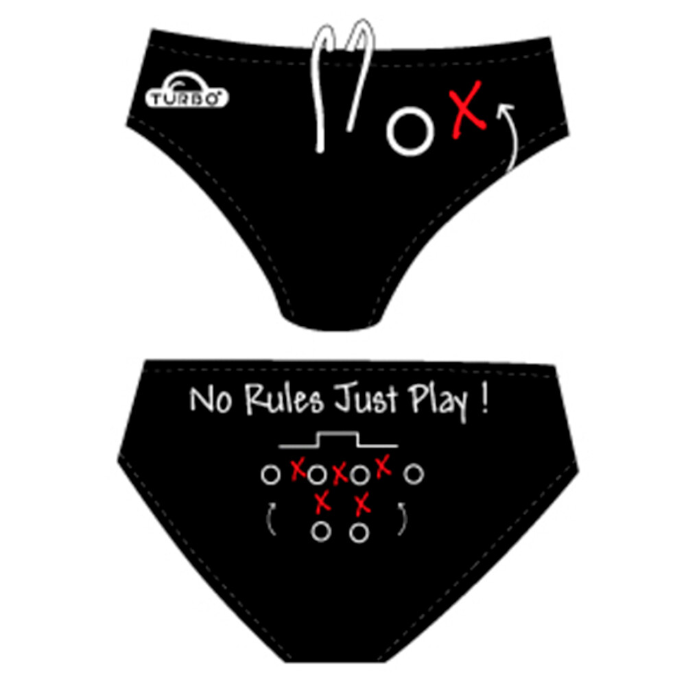 TURBO Плавки спортивные BOY NO RULES black