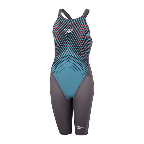 Speedo Гидрокостюм Fastskin LZR Pure Valor Openback Kneeskin grey/blue