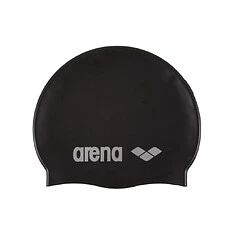 Arena Шапочка для плавания Classic Silicone Black-Silver