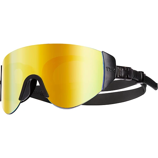 TYR Очки-маска для плавания SwimShades Mirrored Renegade Gold/Black