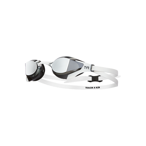 TYR Очки для плавания Tracer-X RZR Racing Mirrored Silver/White/White