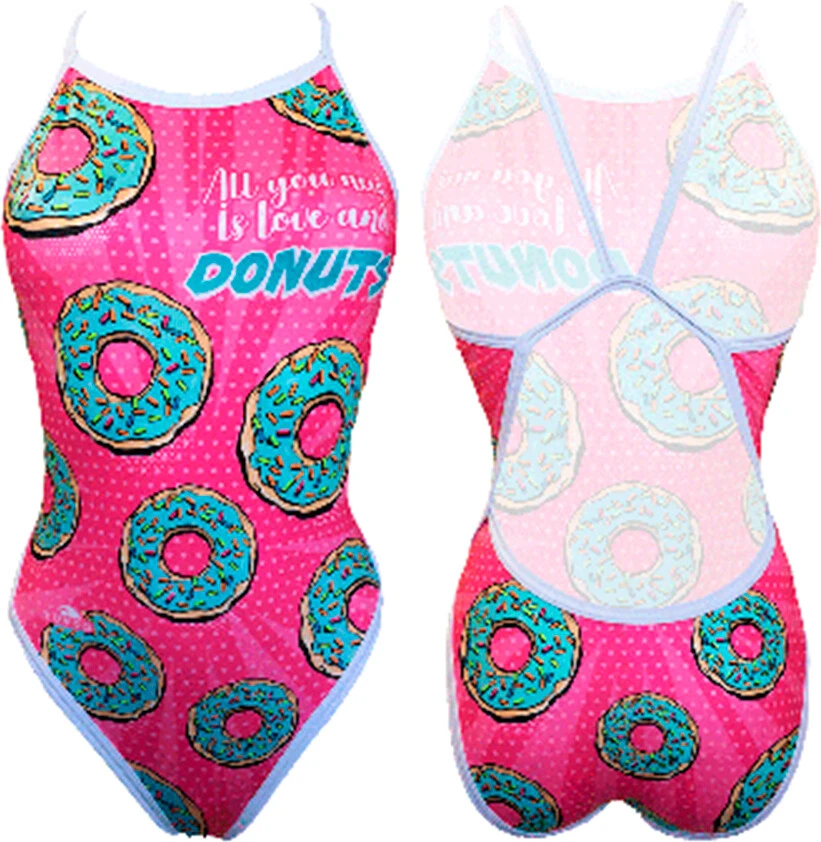 TURBO Купальник 'REVOLUTION' GIRL COMIC DONUT pink