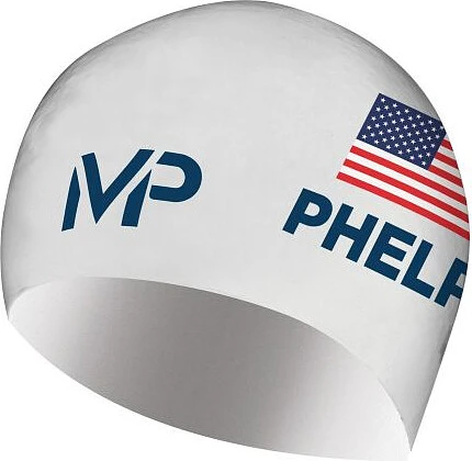 MP Шапочка RACE CAP LTD Michael Phelps White