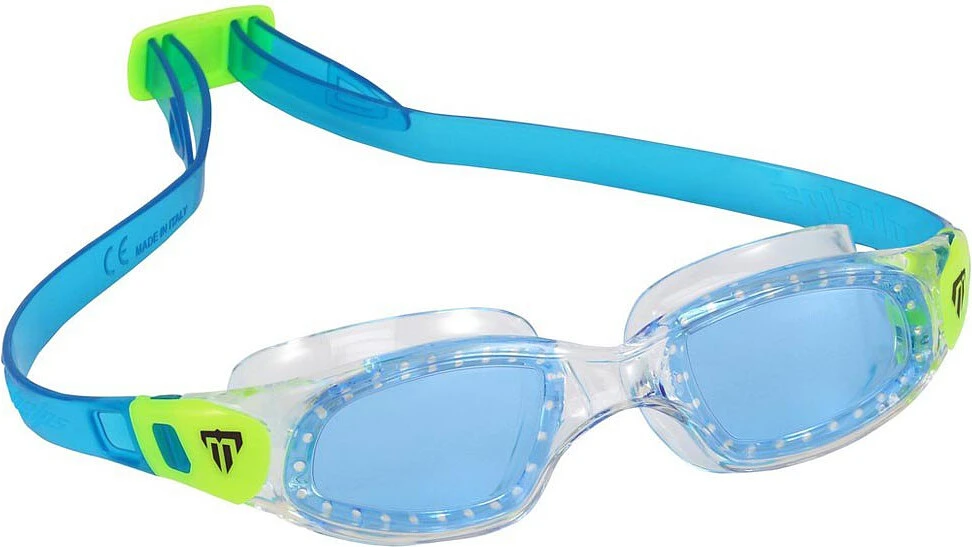 Phelps Очки для плавания Tiburon Kid Blue-Clear-Green