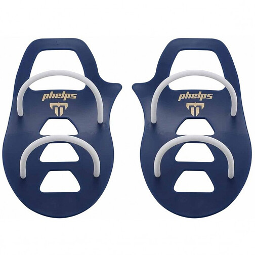 Phelps Лопатки для плавания Technique paddle Phelps blue/white