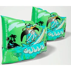 Speedo Нарукавники для плавания Learn to Swim Chima African Penguin Armbands green/blue