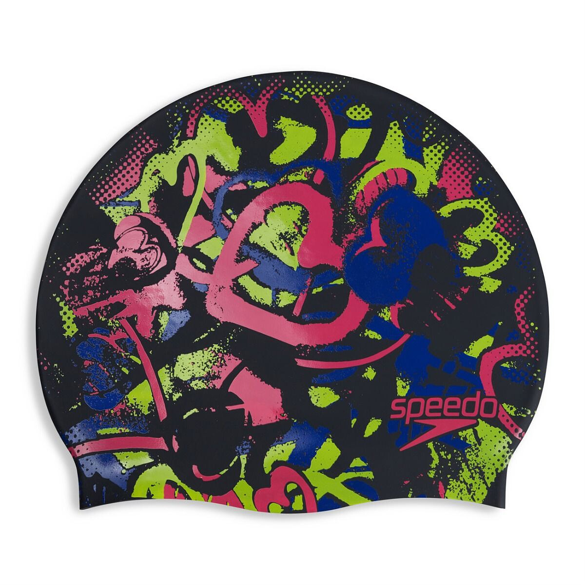Speedo Шапочка для плавания Adult Printed Silicone Cap Assorted