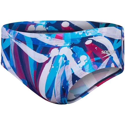 Speedo Плавки спортивные 13.5cm Club Training Allover Brief Purple/Blue