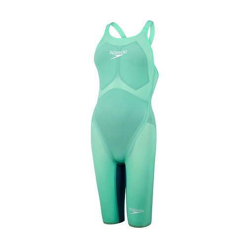 Speedo Гидрокостюм Fastskin LZR Pure Valor Openback Kneeskin Green/Blue