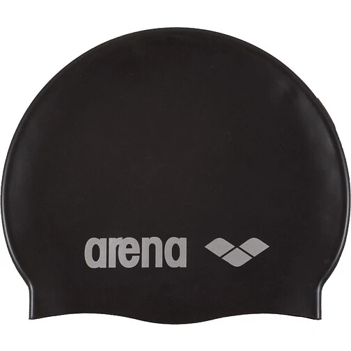 Arena Шапочка для плавания Classic Silicone Black-Silver