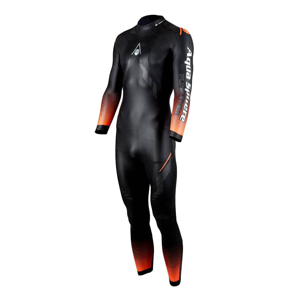 AquaSphere Гидрокостюм мужской Pursuit 2.0 black/orange