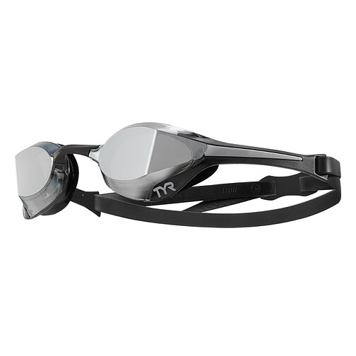 TYR Очки для плавания Tracer-X Elite Racing Mirrored Silver/Black
