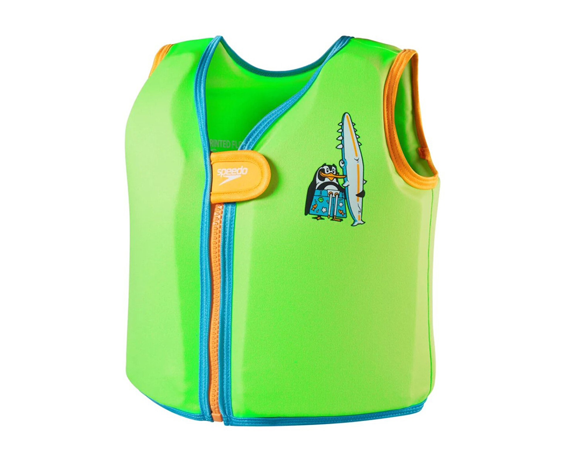 Speedo Жилет для плавания Printed Float Vest Green/Blue