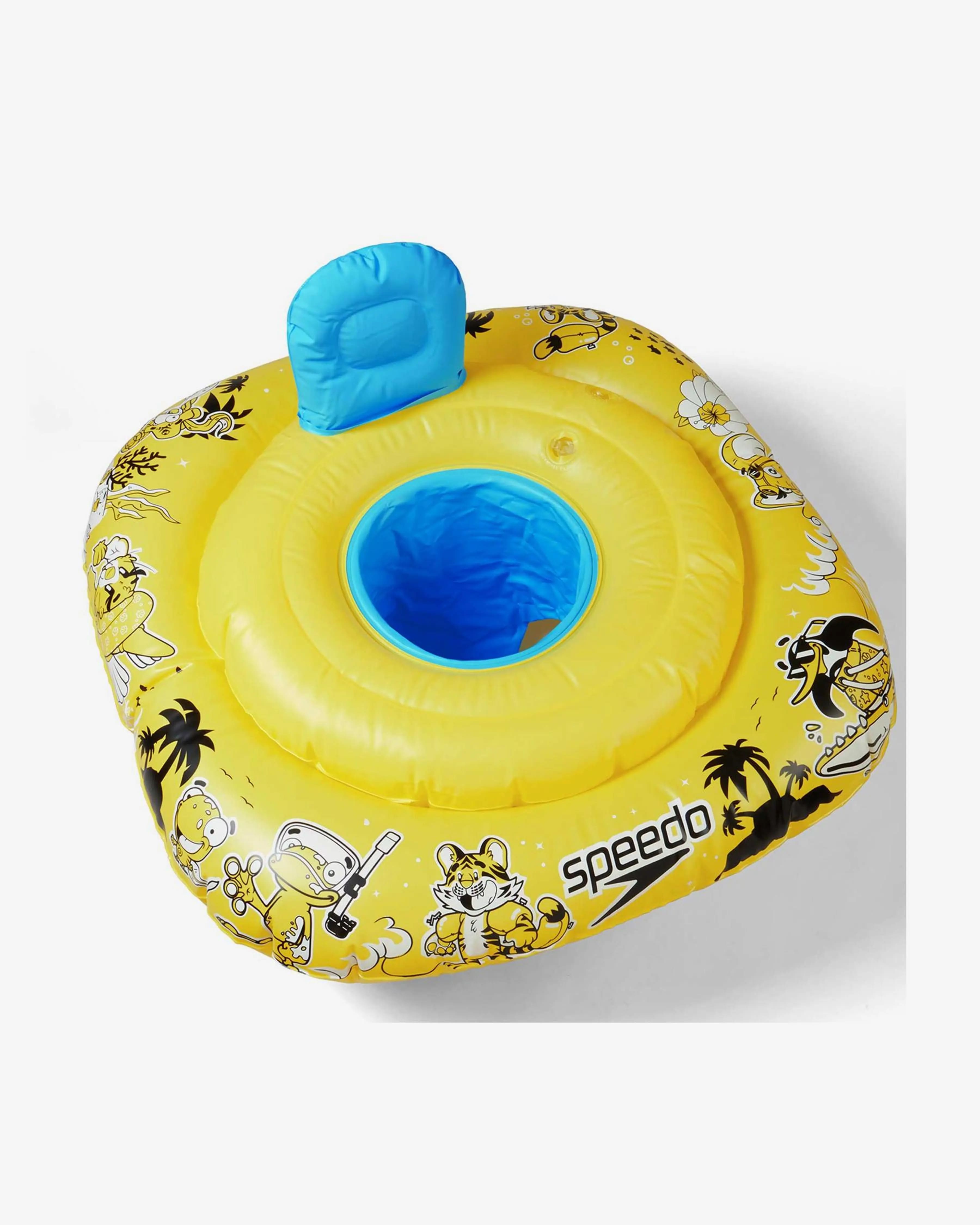 Speedo Круг плавательный детский Infant Character Swim Seat 1-2 Years Yellow/Black