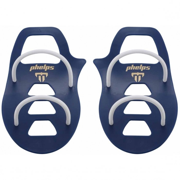 Phelps Лопатки для плавания Technique paddle Phelps blue/white